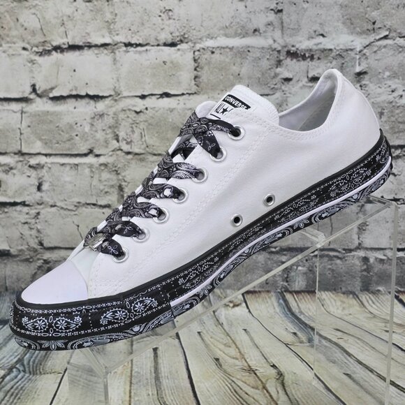 Converse x Miley Cyrus Chuck Taylor Sneakers Women’s 11 White Black CTAS 162235C - Picture 3 of 11